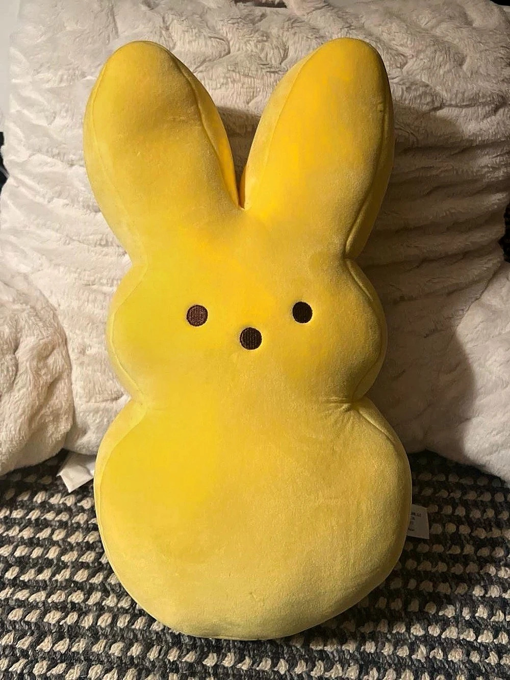 Peeps Marshmallow Bunny Yellow Plush